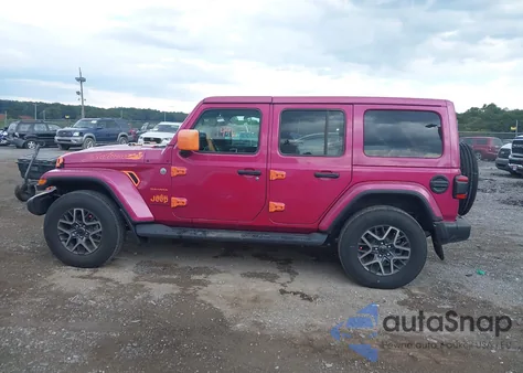 2024 Jeep Wrangler 4-Door Sahara 4X4 from USA, damaged, VIN 1C4PJXEG4RW330356